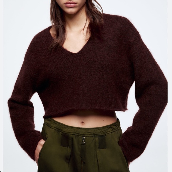 Zara Sweaters - Zara copper knit sweater